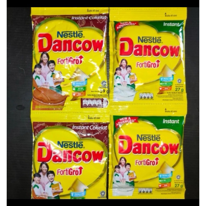 

Dancow Fortigro Sachet cokelat vanilla