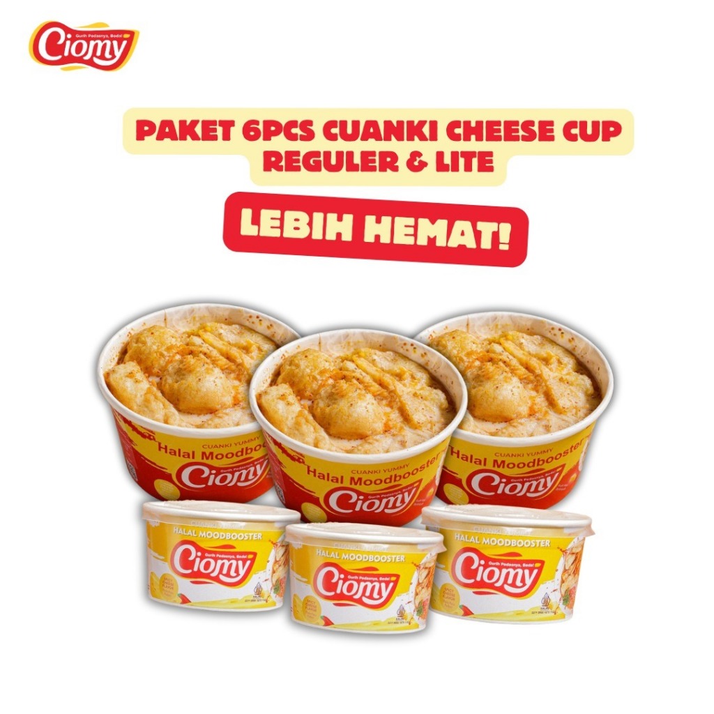 

- Paket Bundling 6 Cuanki Chicken Cheese Cup Reguler dan Cuanki Chicken Cheese Cup Lite