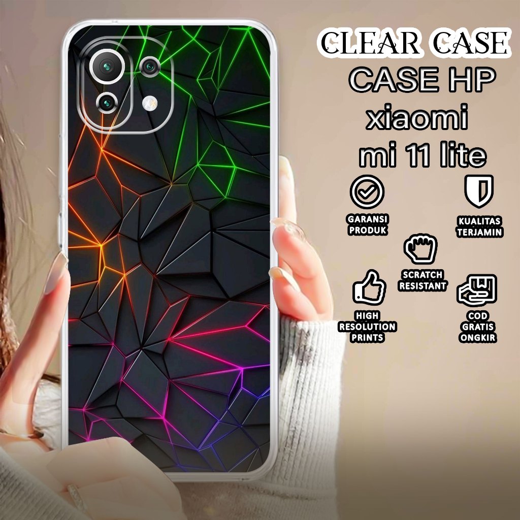 Case XIAOMI 11 LITE  Motif [ABSTRAX] Terlaris Casing XIAOMI 11 LITE Terbaru CLEAR CASE Protected Cam
