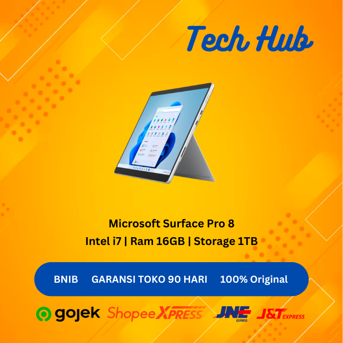 Microsoft Surface Pro 8 Intel i7 Gen 11 16GB Ram 1TB SSD