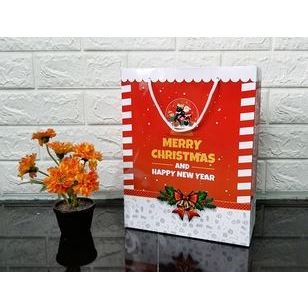 

Paperbag Natal / Christmas & New Year Uk. 22 x 28 x 9 cm