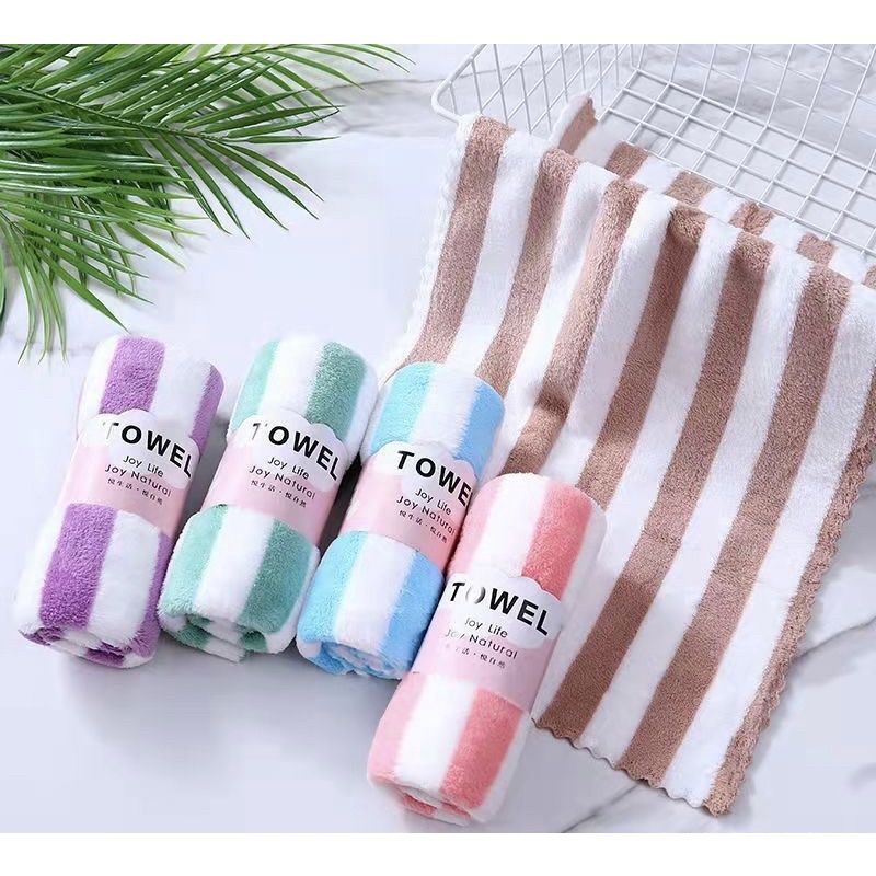 HANDUK WAJAH TOWEL JOY LIFE GARIS