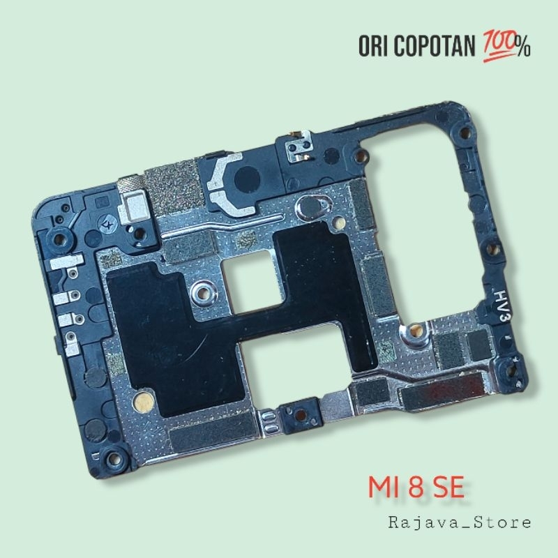 Tutup penutup mesin belakang mi 8 se ori original cabutan copotan asli utuh presisi