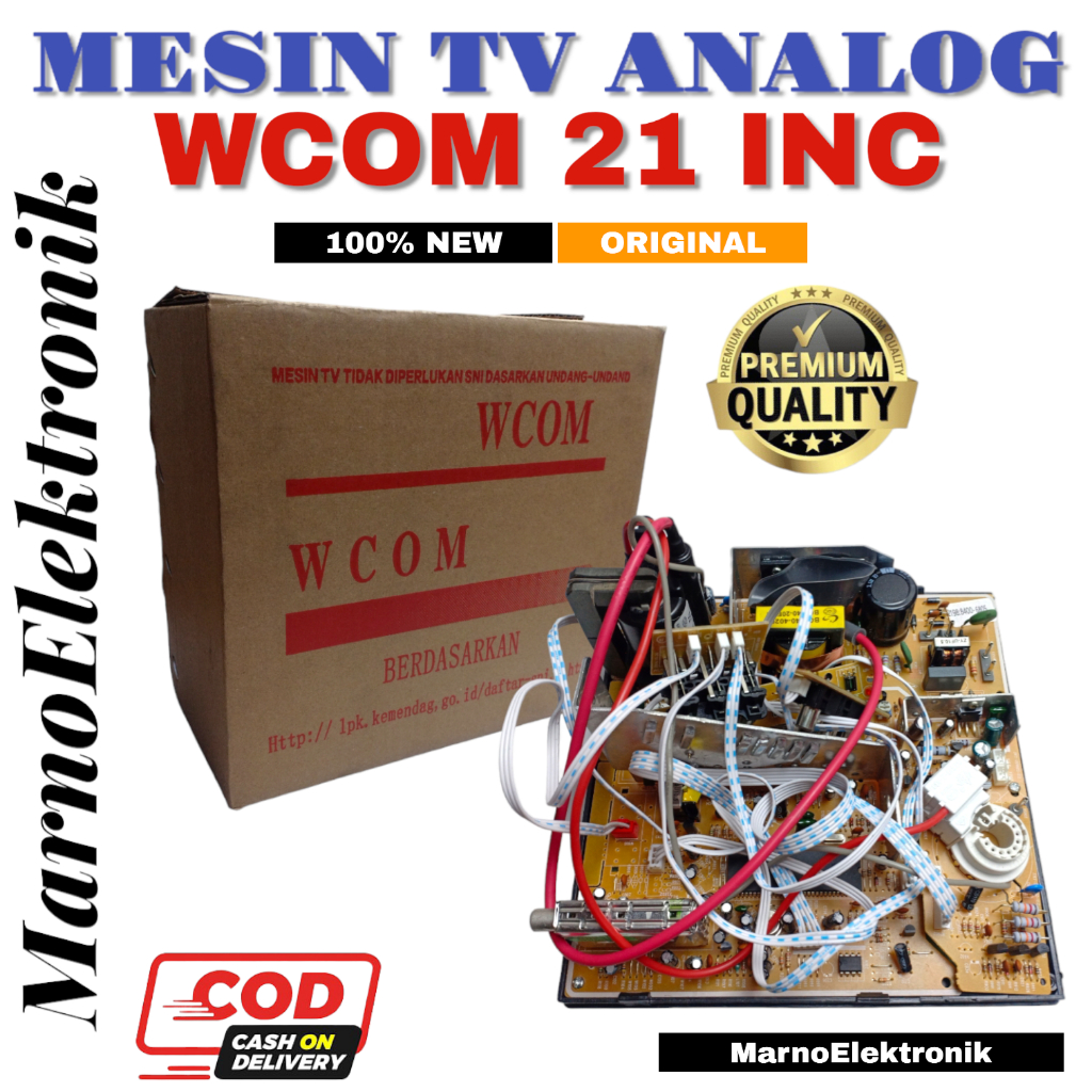 MESIN TV TABUNG CHINA ANALOG WCOM 21 INCH ANALOG 21 INC IN ORIGINAL