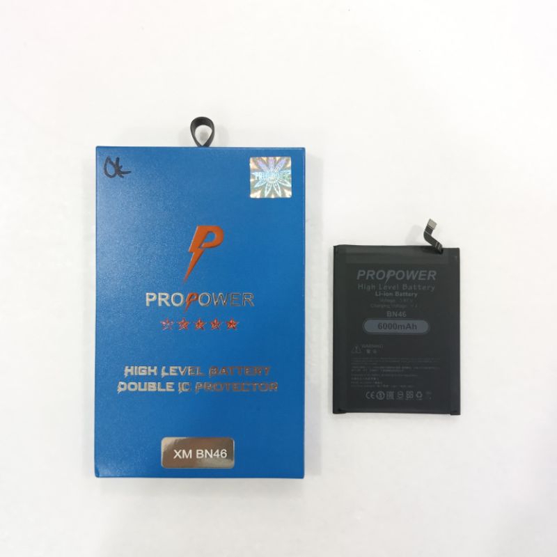BATRE PRO POWER BN46 REDMI NOTE 8 / REDMI 7 DOUBLE POWER