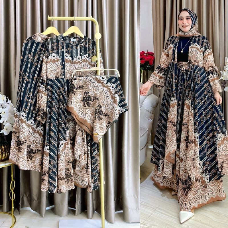 NAGITA SET KALONG 3in1 (HIJAB+KULOT+OUTER)