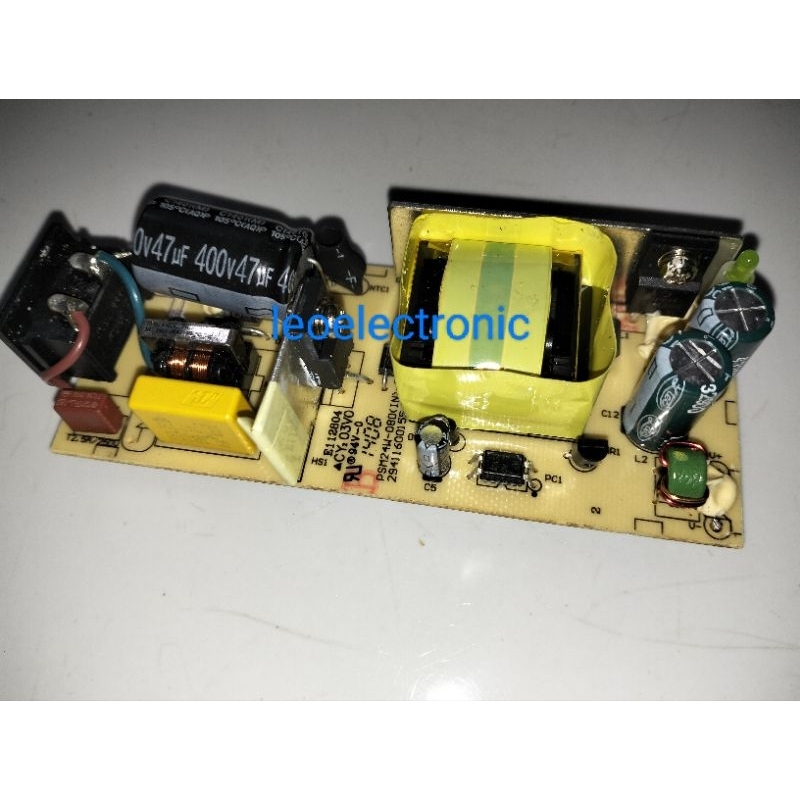 Power supply 5v 4A adaptor smps 5Volt 4Ampere running text