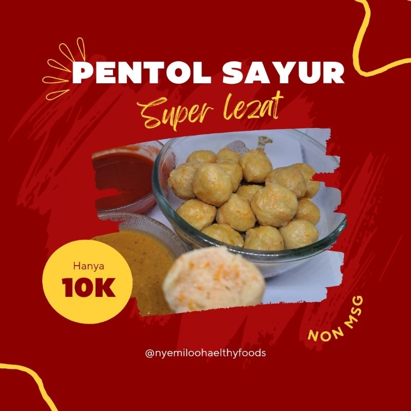 

PENTOL baso/BAKSO SAYUR wotel NON MSG GLUTEN FREE TANPA PENGAWET HALAL HOMEMADE