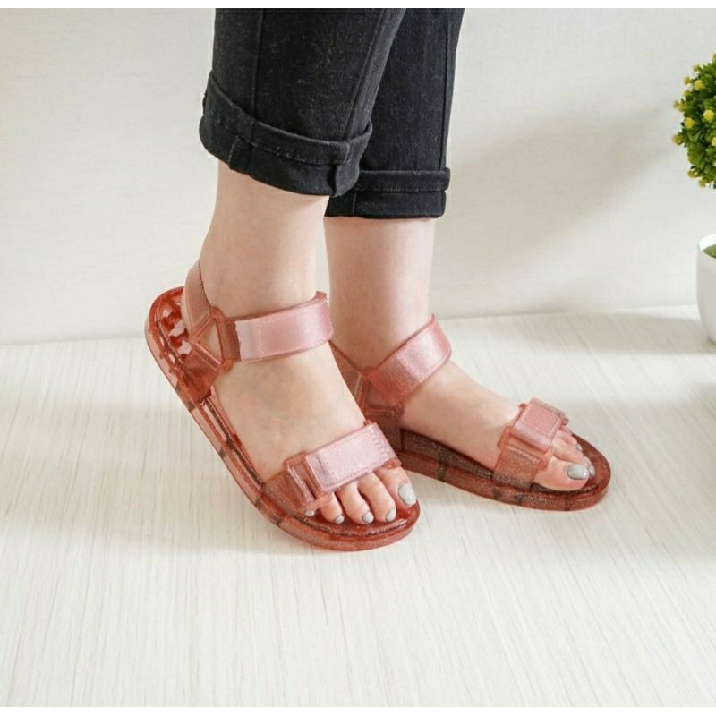 sandal jelly ataru size 38 pink