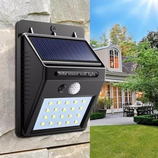 Lampu Taman Tenaga Surya 20 LED tanpa Sensor