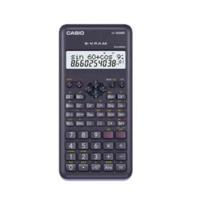 

CASIO KALKULATOR FX-350MS 2nd Ed - Kalkulator Sekolah/Kuliah - Scientific/Saintik - 240 fungsi