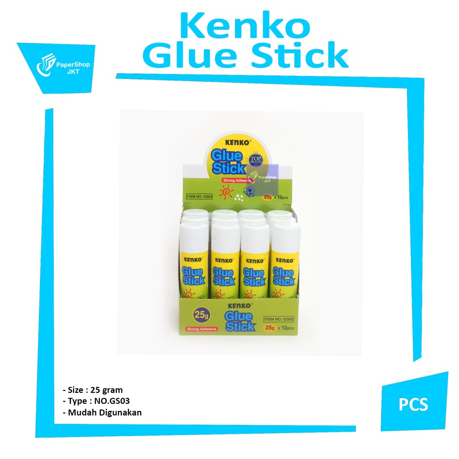 

Ready KENKO Lem Glue Stick 25 gram Pcs