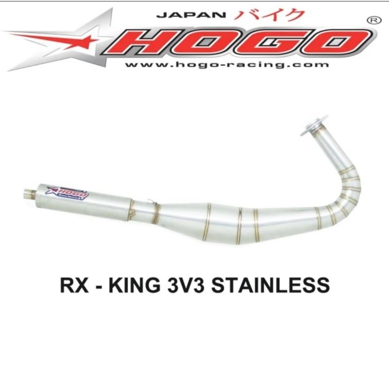 Knalpot  Hogo Racing Muffler 3V3 Original RX-KING