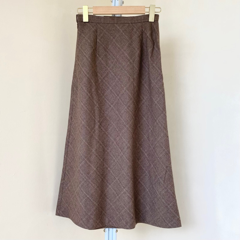 Brown Tartan Skirt