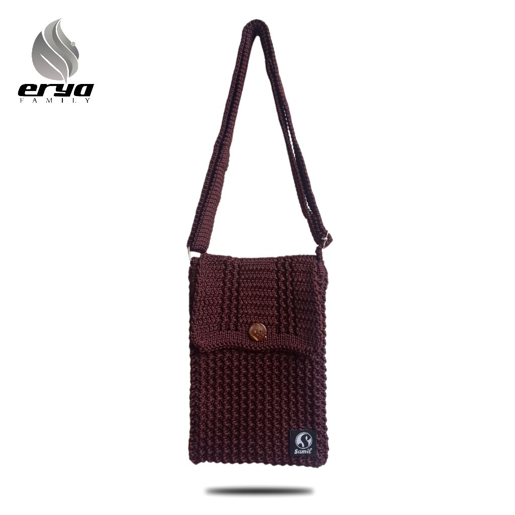 Tas Rajut HP Polos / Tas rajut wanita