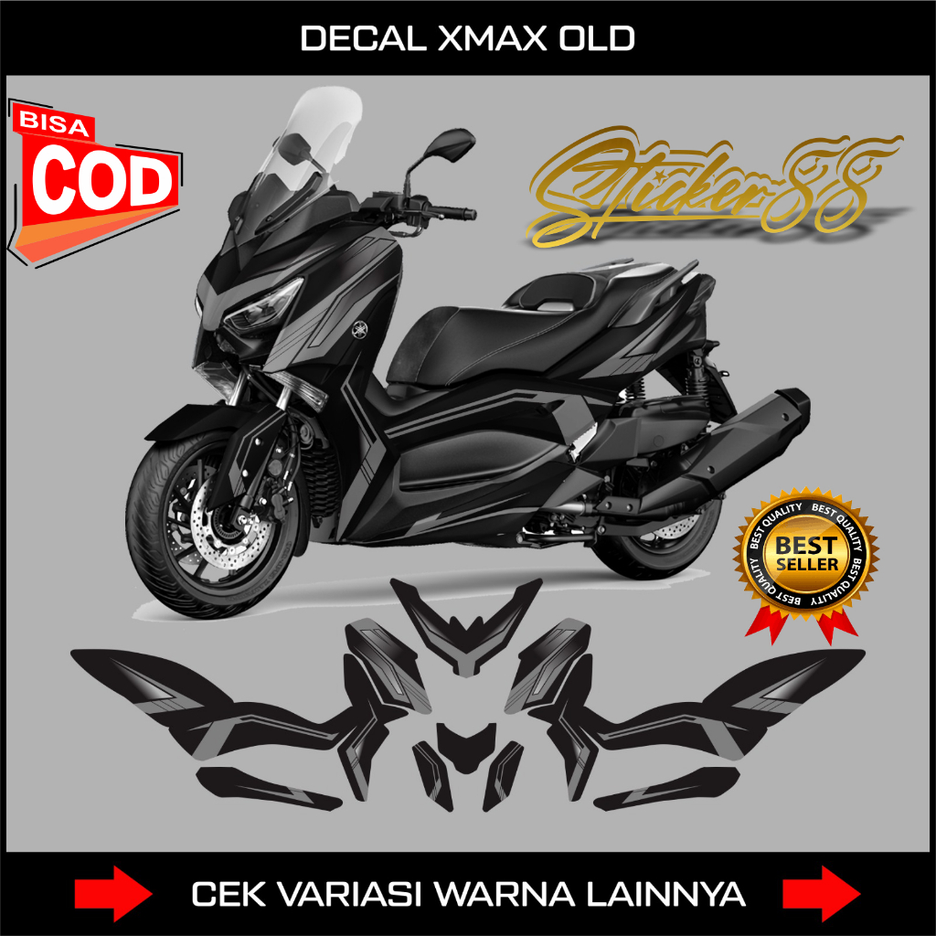 DECAL XMAX FULL BODY / STICKER DECAL FULL BODY YAMAHA XMAX / DEKAL XMAX