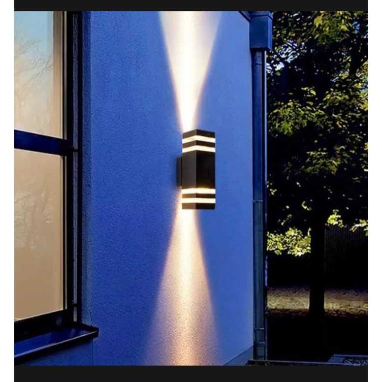 Lampu hias Dinding OUTDOOR&INDOOR TERBAIK AMAN TERKENA AIR Tembok Tempel Pilar Tiang Rumah Minimalis