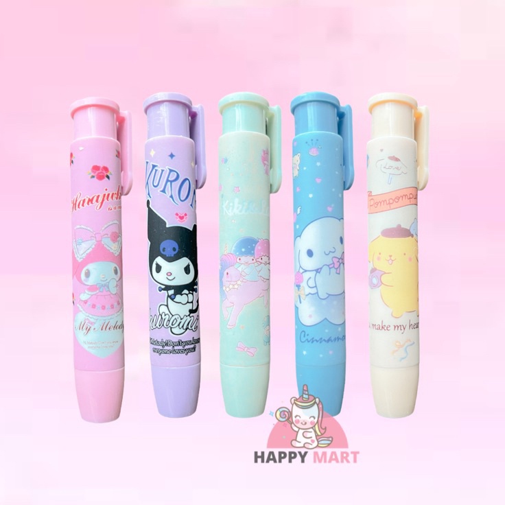 

Terkini Penghapus CETEK Sanrio Kuromi Cinamonroll melody