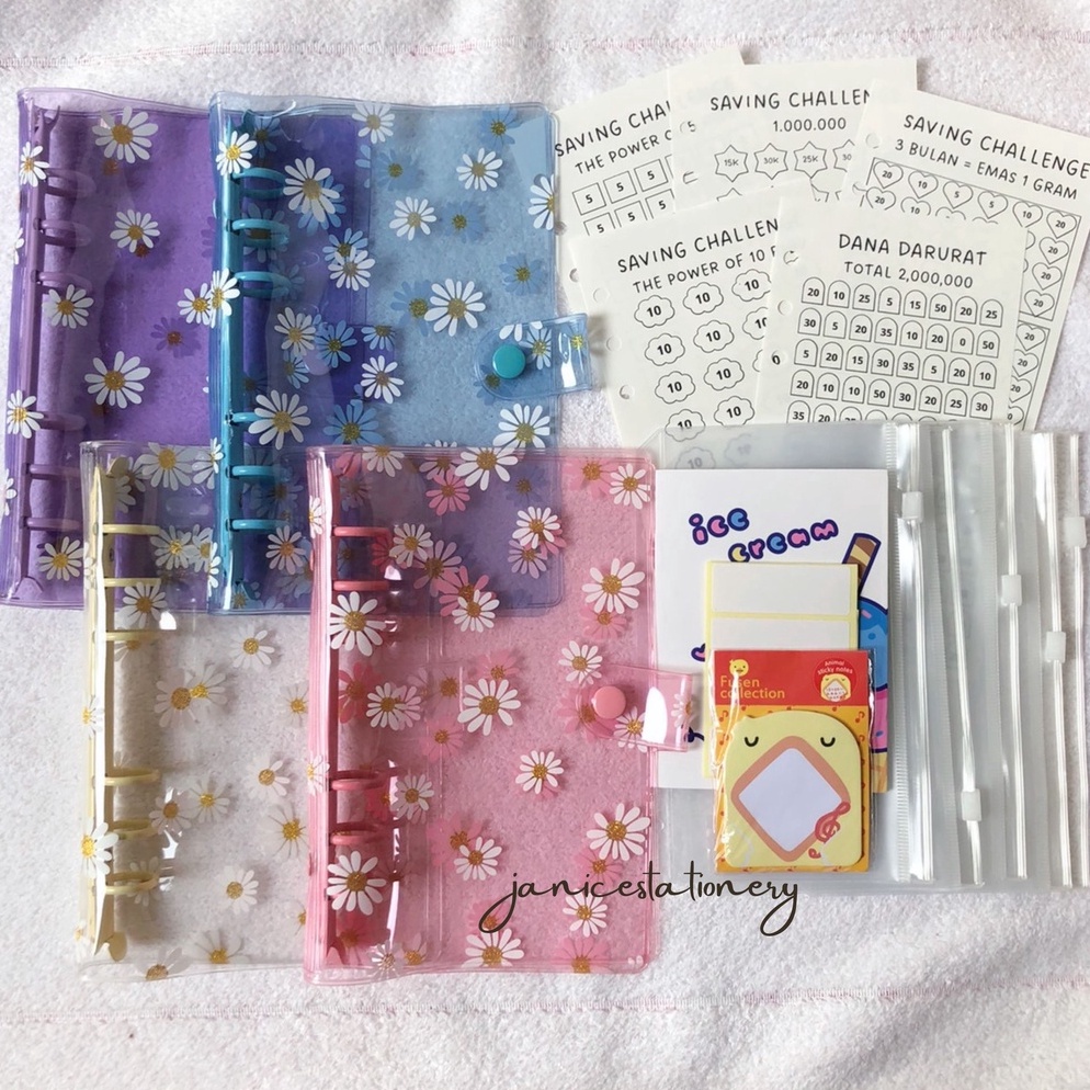 

Terlaku PAKET HEMAT BINDER KEUANGAN A6 63