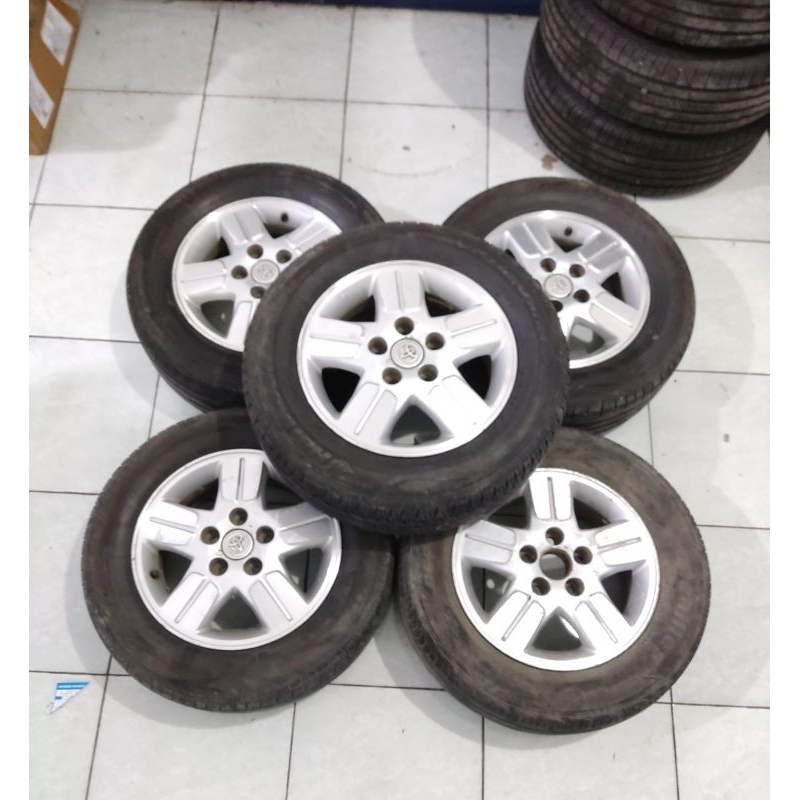 Velg Bekas Ori Copotan Racing Std Innova R15 Lubang 5 Plus Ban