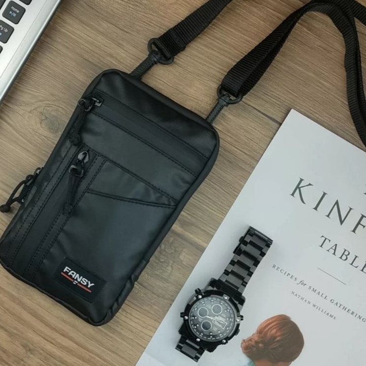Cn Fansy Tas Gantung Hp  Sling Pouch  Tas Hp Gantung Leher Waterproof Tahan Air Original Berkualitas