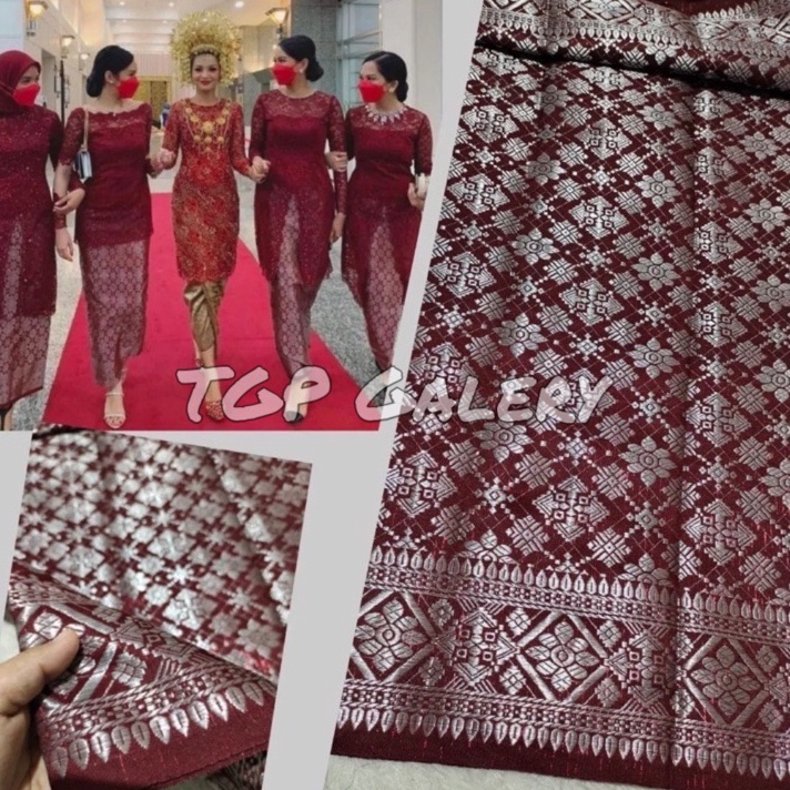 Bahan Songket  Bahan Songket Meteran  Bahan Tenun Songket Palembang  Songket Mesin  Sami Songket Pal