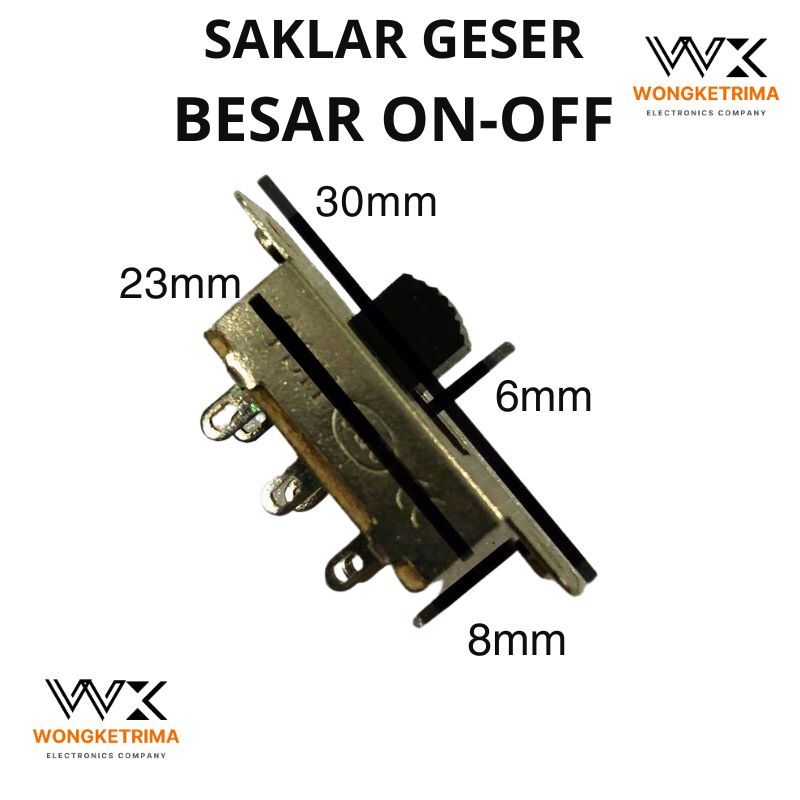 saklar geser 6 pin saklar geser 2 arah on off