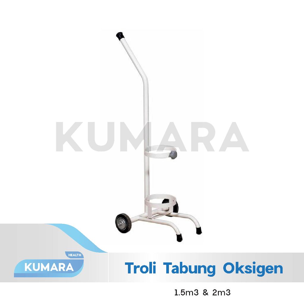 KUMARA - Troli Tabung Oksigen 1.5m3 & 2m3/ Trolley Oxygen