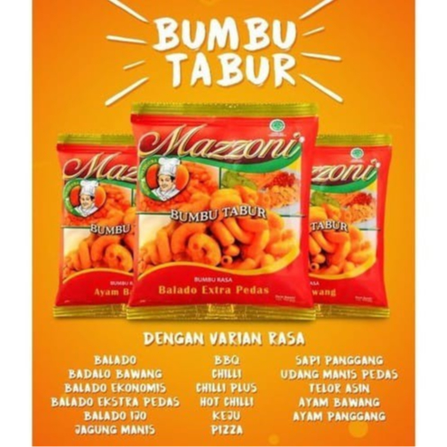 

MAZZONI BUMBU TABUR 100G SEMUA RASA