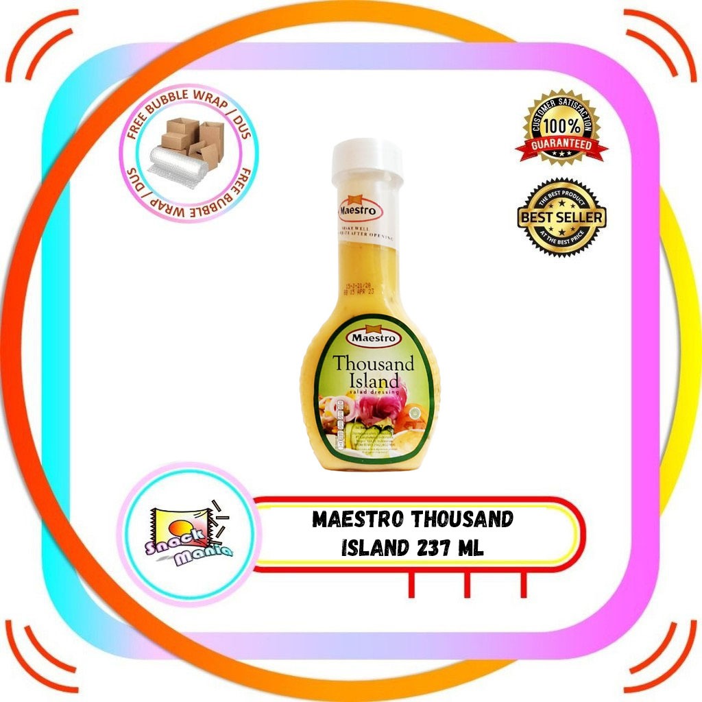 

MAESTRO Saus Thousand Island Salad Dressing Sauce ~ 237 ml Botol