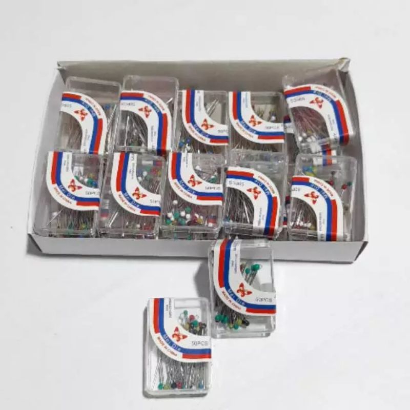 Jarum pentul kecil/ 1 dus isi 20 kotak kecil