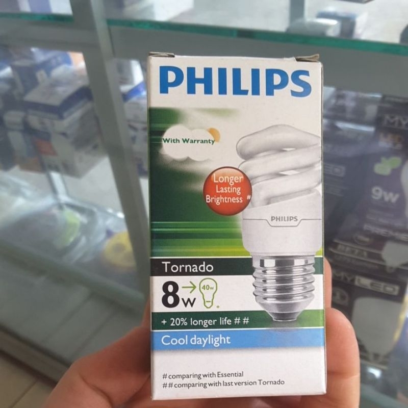 Bola Lampu Philips Tornado 8W