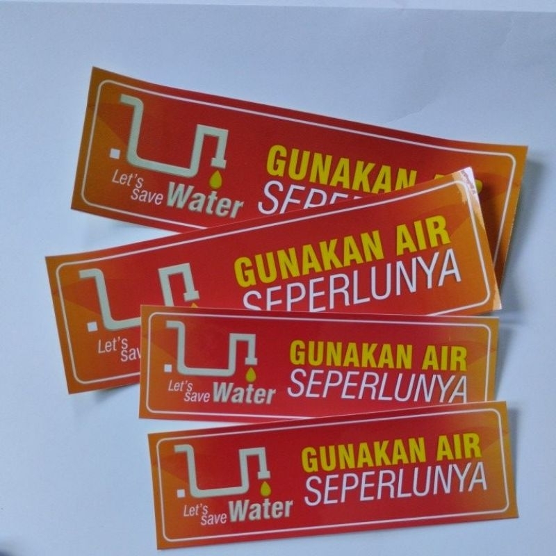 

Stiker Hemat Air