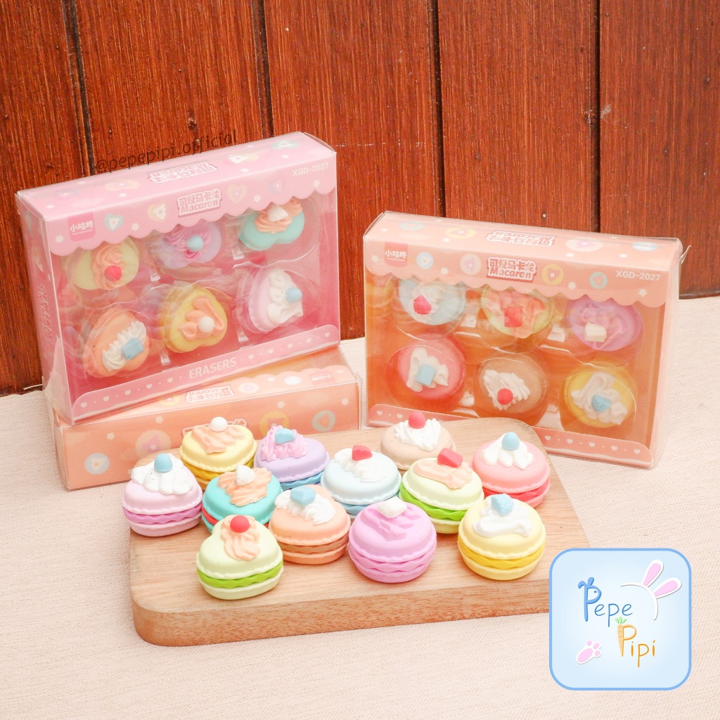 

Penghapus 3D XGD-2027 Macaron Frosting Macarons Macaroon Cake Kue Murah Lucu Unik Sekolah