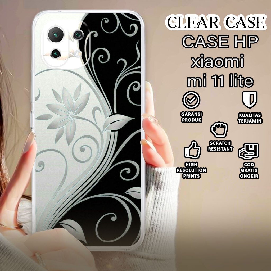 Case XIAOMI 11 LITE  Motif [BATIK] Terlaris Casing XIAOMI 11 LITE Terbaru CLEAR CASE Protected Camer