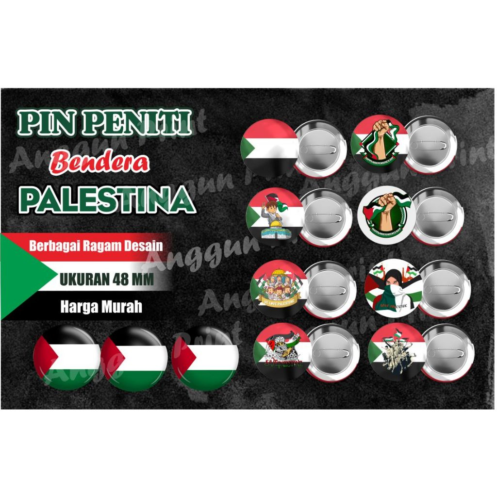 Pin peniti  Bendera Palestina Pin Tema Palestina save palestina