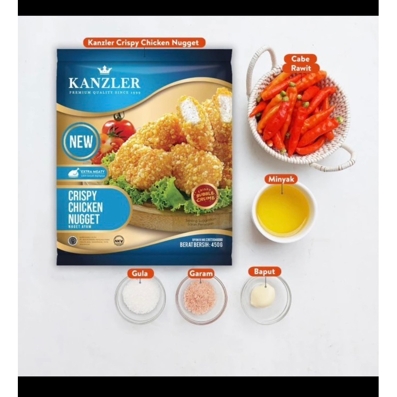

NUGGET KANZLER CRISPY EXTRA BUBBLE CRUMB