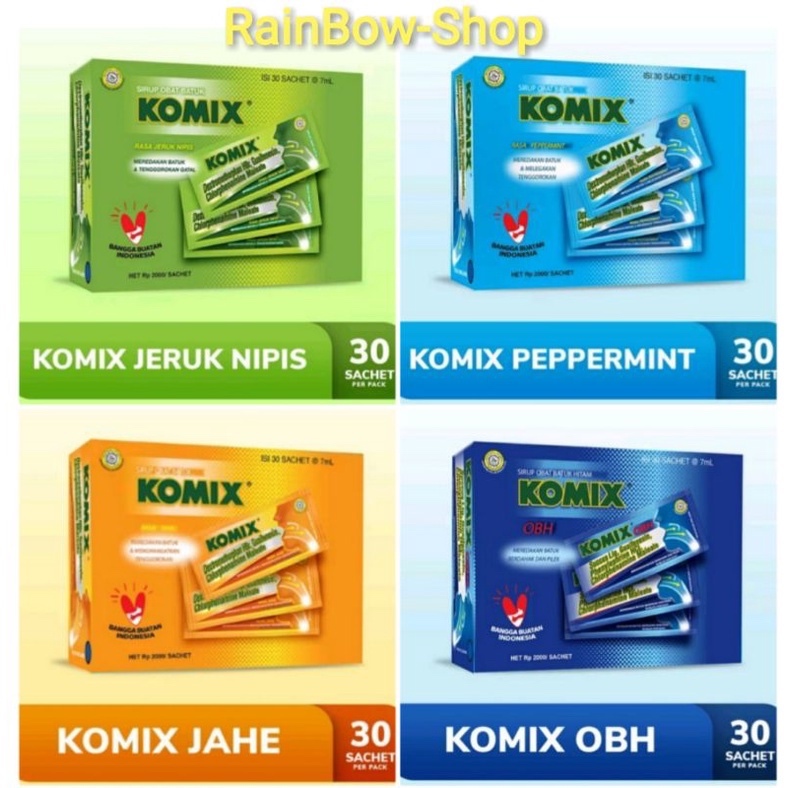 KOMIX OBAT BATUK PER BOX