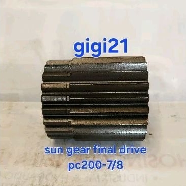 SUN GEAR FINAL DRIVE PC200-7/8 KOMATSU