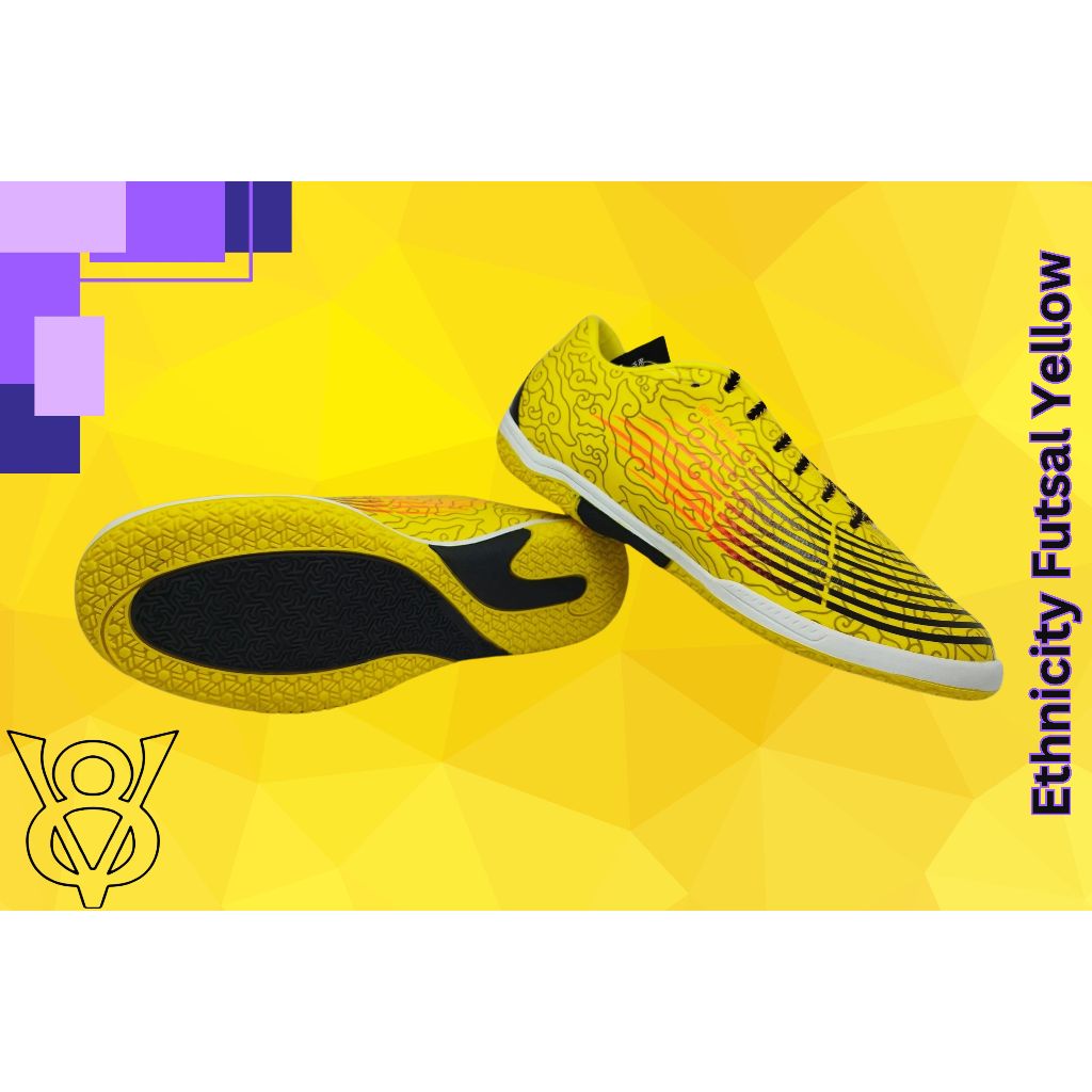 Sepatu Futsal Veight (V8) Ethnicity Yellow