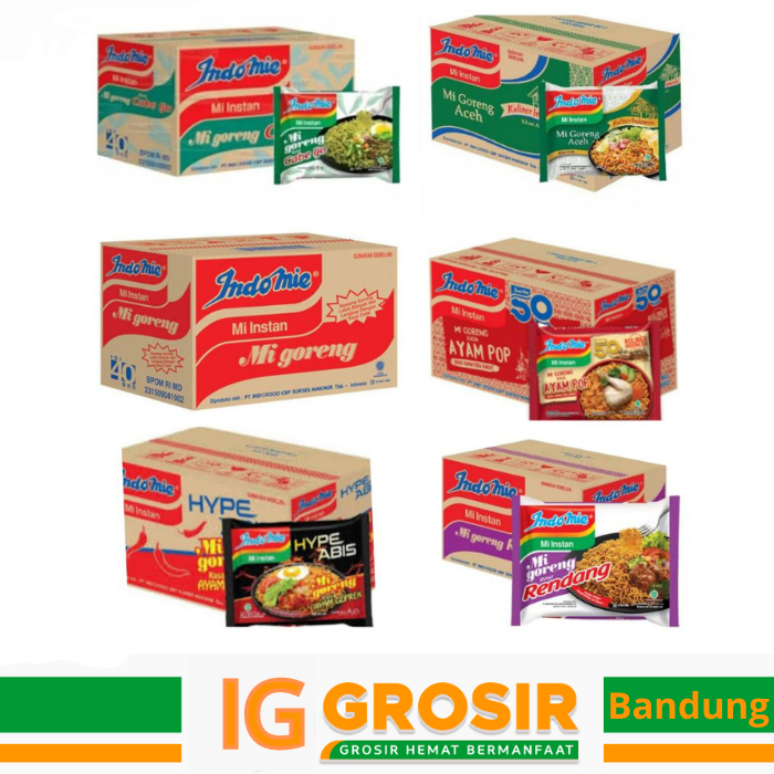 

Mie Instant Indomie Goreng 1 Dus isi 40 bungkus Semua Varian Enak Murah Kenyang Mie Terlaris