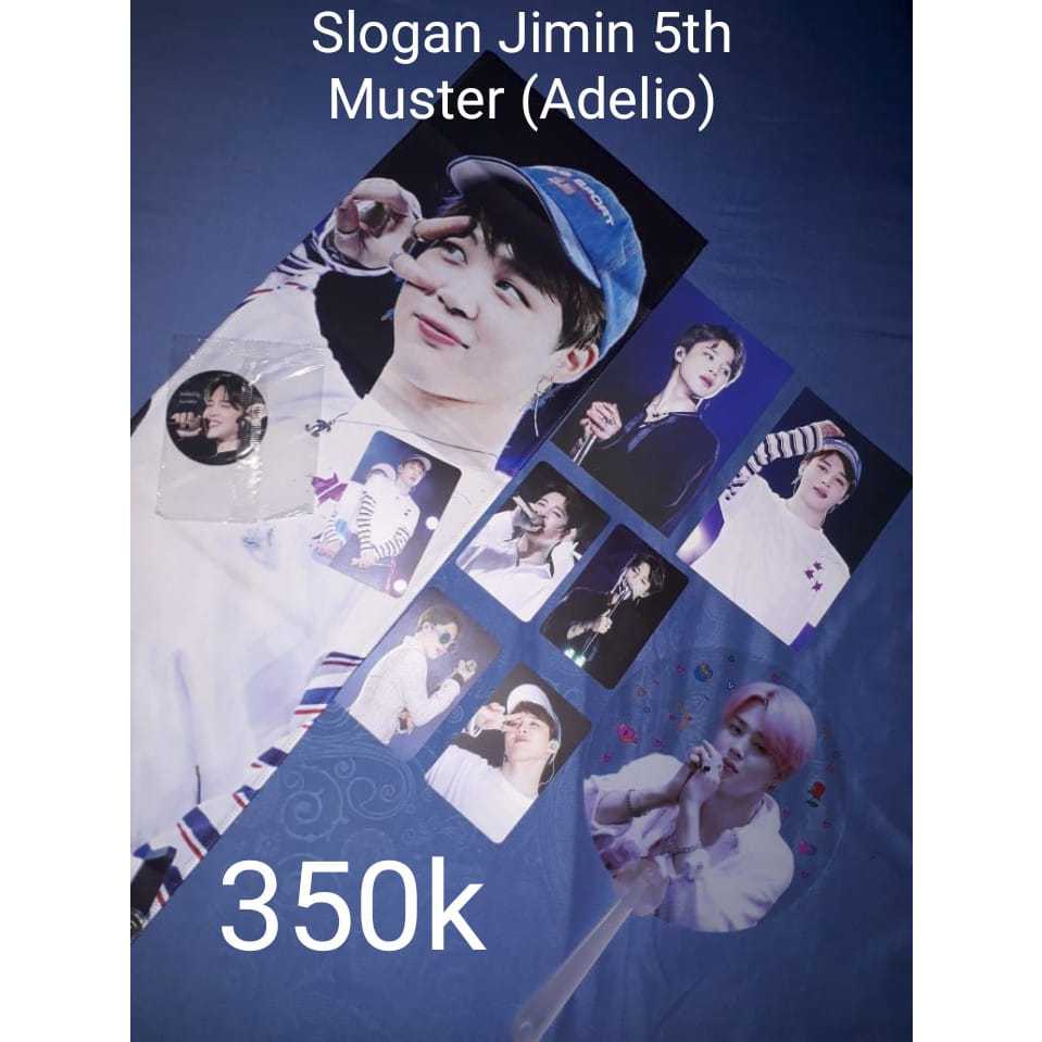 SLOGAN JIMIN FANSITE ADELIO 5TH MUSTER