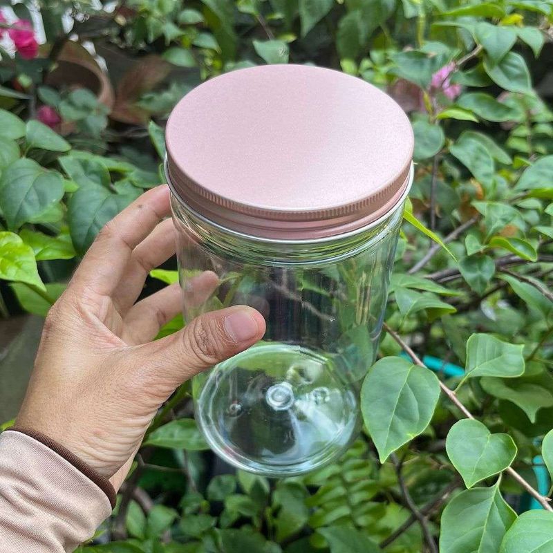 Toples 1 Liter Tutup Alumunium Rose Gold
