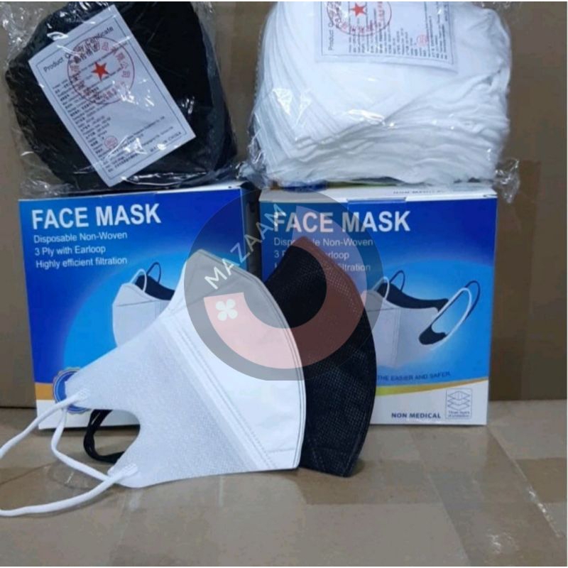 masker duckbill facemask eceran harga supplier