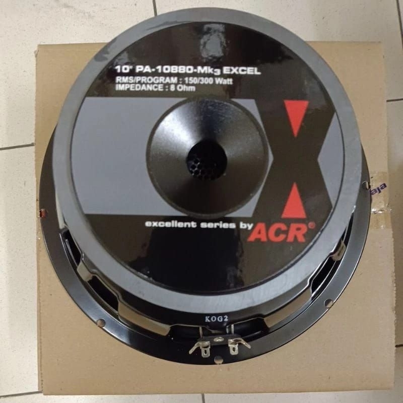 SPEAKER ACR EXCELLENT 10 inch PA-10880-MK3 EXCEL 300 Watt