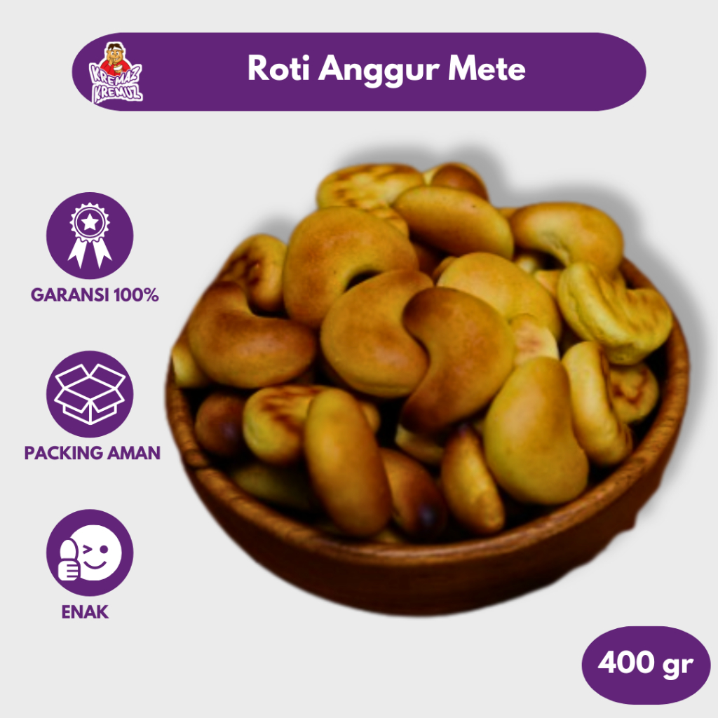 

ROTI ANGGUR METE 400gr