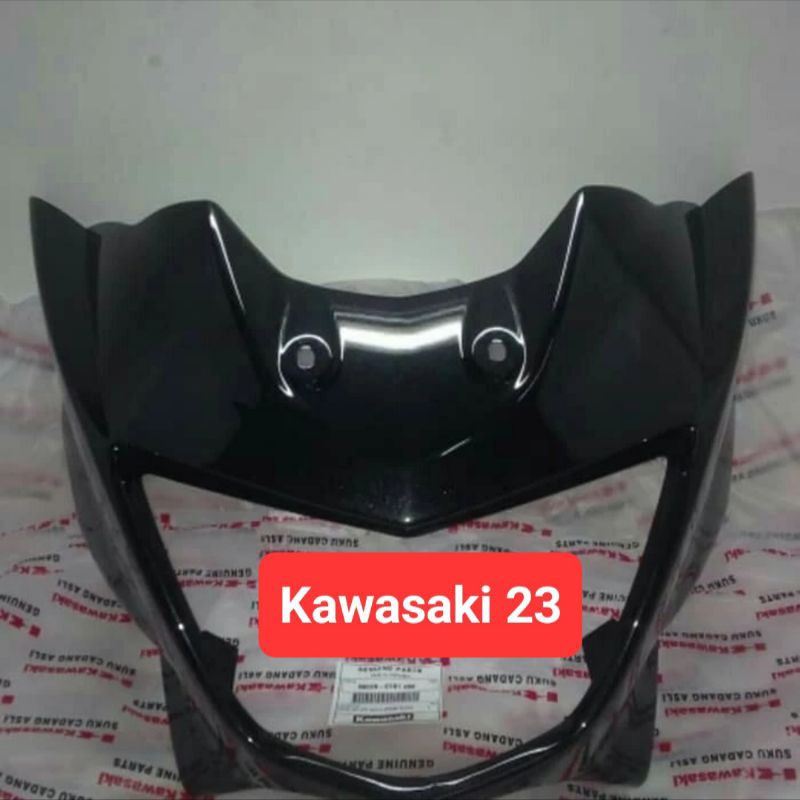 Cover lampu depan batok ninja 150 R SS HITAM Original Kawasaki