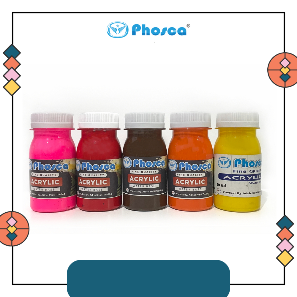 

PHOSCA - ACRYLIC COLOUR / CAT AKRILIK 50ML