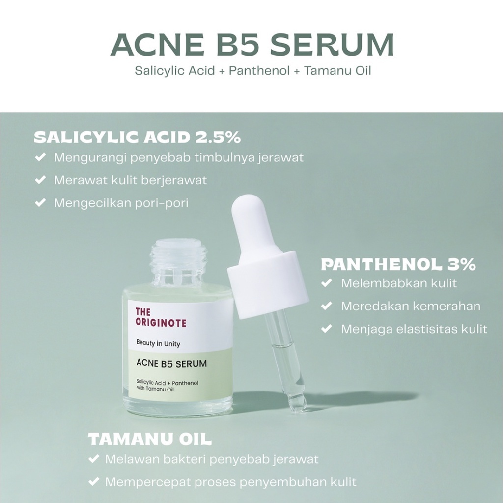 Originote Serum Acne | The Originote Serum Retinol | Originote Serum Bright B3