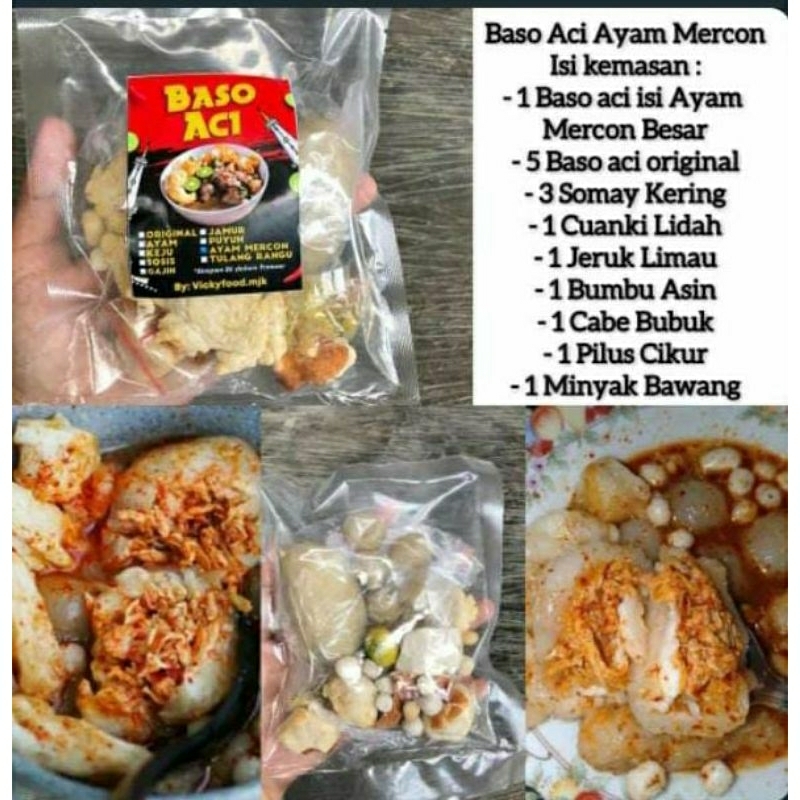 

baso aci ayam mercon